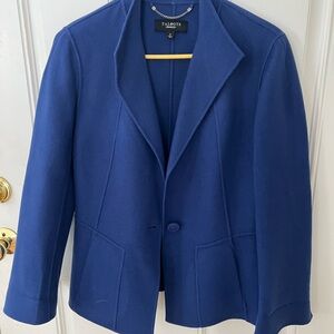Talbots Women's Blue Wool Blazer size 8